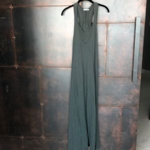 James Perse Maxi Dress Deep Gray/Green Size 1